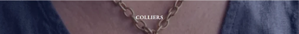 Bannière élégante de la collection colliers en acier inoxydable Luciile Bijoux